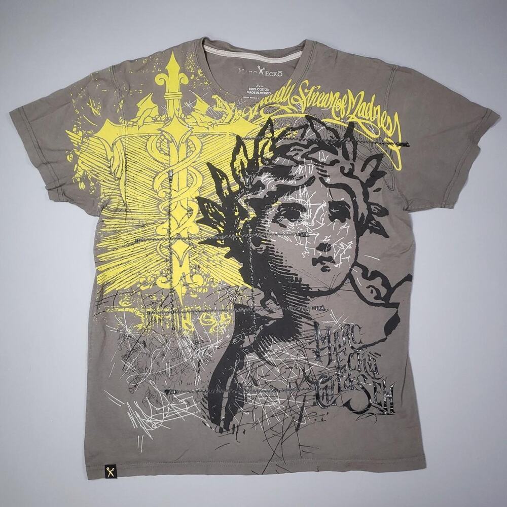 Vintage Marc Ecko Cut n Sew Graphic tee Mens XL